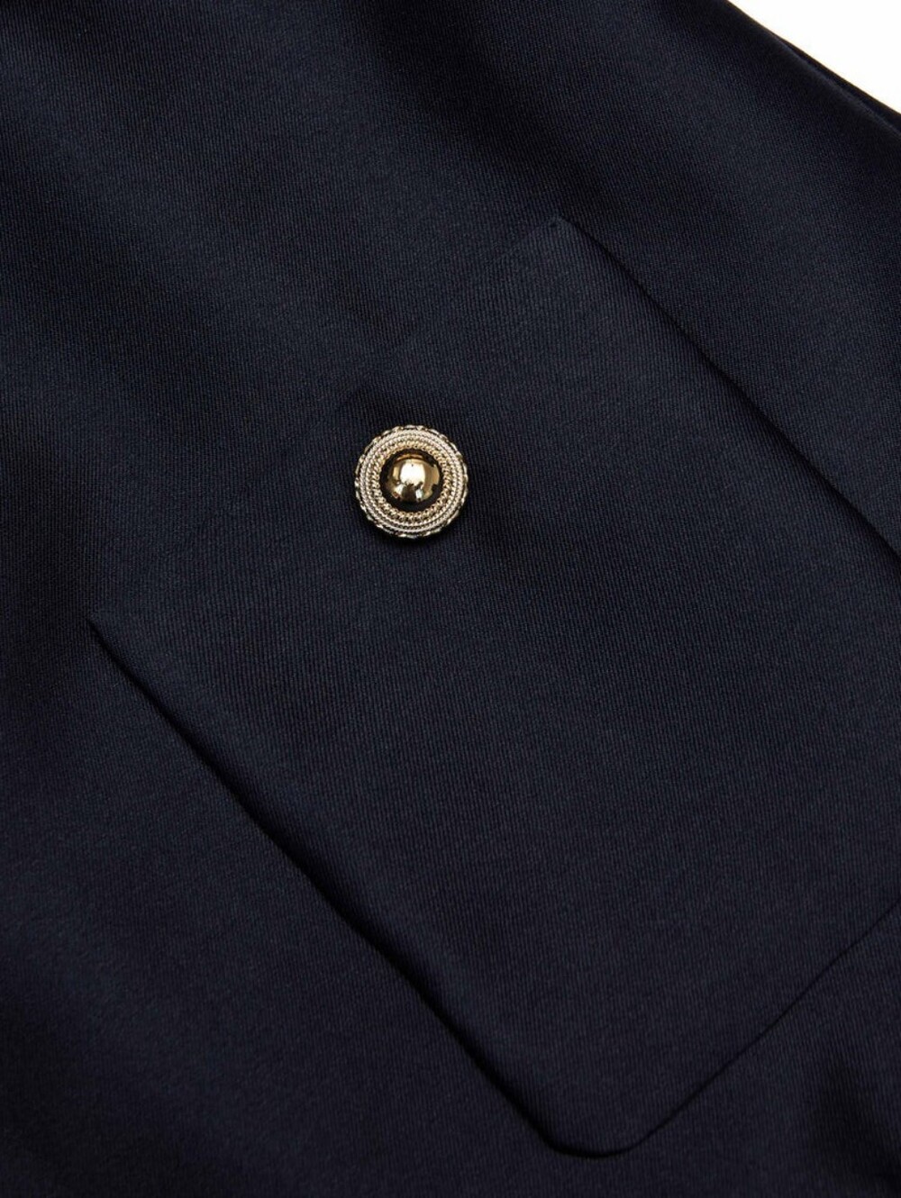 Self Portrait Navy Taffeta Mini Dress - Picture 5 of 11